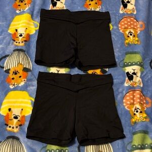 Motionwear Black Dance Shorts